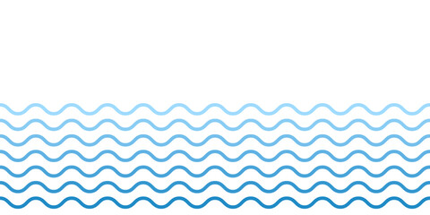 Background vector illustration of blue ocean wave layers