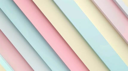 Fototapeta premium Vibrant Pastel Stripes