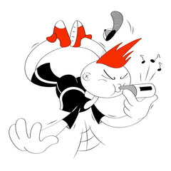 Coach blowing whistle