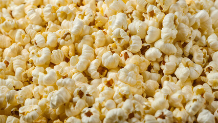 Realistic Of Bunch Of Popcorn	
