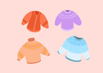 Vector of Sweater Illustration Pack