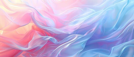 Fototapeta premium Soft pastel gradient background with gentle transitions and a calming effect
