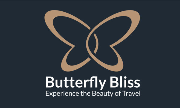 butterfly logo design