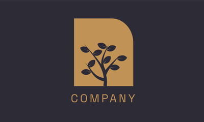 Eco friendly logo illustration of a sign