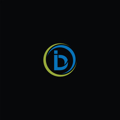 ID letter circle bundle logo