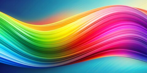 Colorful gradient wave abstract background, colorful, gradient, wave, abstract, background, vibrant, design, digital, art