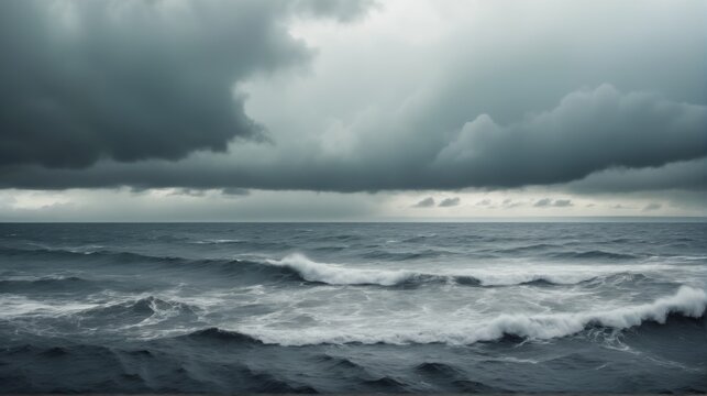 Overcast sky over landscape photograph ocean sky filled dark omi
