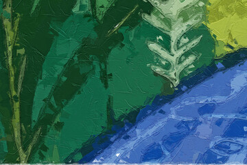 Oil paintings and various flowers, birds, roses, peonies, chrysanthemums, cranes, butterflies, are beautiful