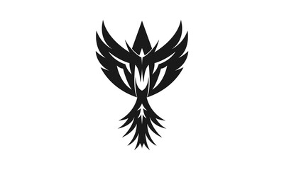 Bird wings symbol logo design