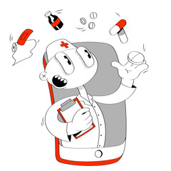 Medicine app with doctor consultation