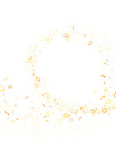 Fototapeta premium XMAS Stars - Festive christmas card. Isolated illustration white background. -