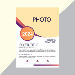Obraz premium Vector Brochure Flyer design Layout template