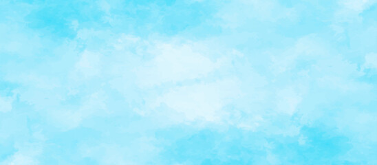 Gradient light white sky background with fluffy clouds .Nature landscape in environment day horizon skyline view .cloudy in sunshine calm bright winter air background.