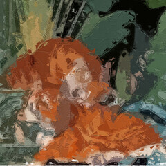 Oil paintings and various flowers, birds, roses, peonies, chrysanthemums, cranes, butterflies, sika deer, tigers, are all beautiful