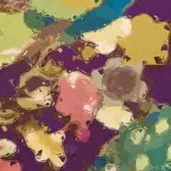 Oil paintings and various flowers, birds, roses, peonies, chrysanthemums, cranes, butterflies, sika deer, tigers, are all beautiful