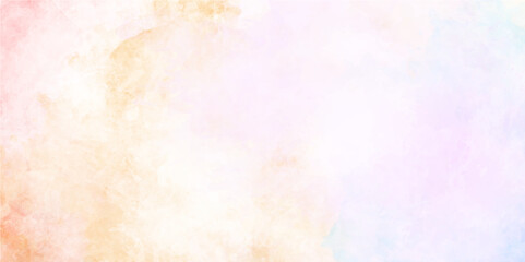 watercolor for horizontal background designed with earth tone watercolor background. watercolor background imitating the texture. Rainbow gradient watercolor style background.