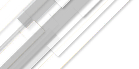 Naklejka premium Gray and white square diagonal line architecture geometry tech abstract subtle background. white background with diamond and triangle shapes layered in modern pattern design,