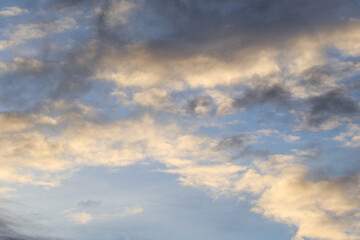 blue sky with clouds