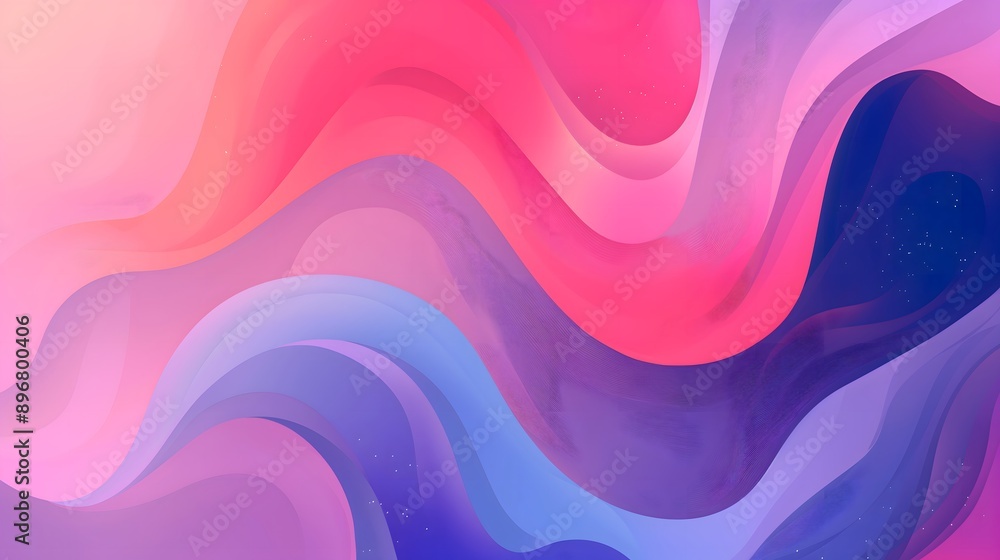Poster 57. Dynamic background featuring geometric shapes with fluid motion and color transitions