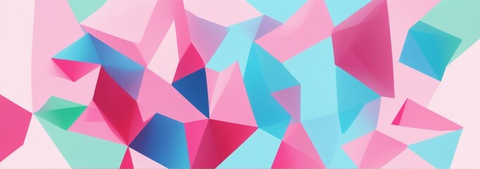 Set of spheres. three abstract shapes different colors - pink bl