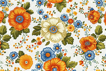 Minimalist Flower Power, Simple and Stylish Background Pattern