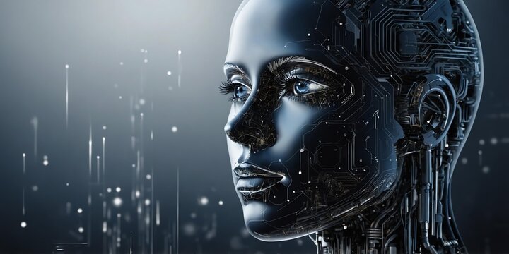 abstract background  for artificial intelligence website banner