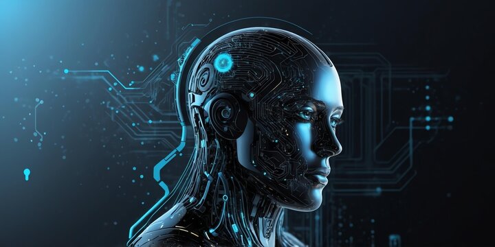 abstract background  for artificial intelligence website banner