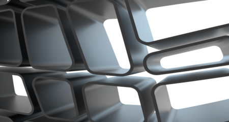 Multicolor abstract background banner of triangles , all the colors of the rainbow