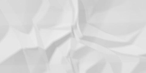 White crumpled wrinkle paper background texture pattern overlay. wrinkled high resolution arts craft and Seamless white crumpled paper.