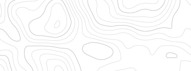 Topographic wave and curve line contour map background. Abstract wavy topographic map and curved lines background. Abstract geographic wave grid line map. Vector illustration.