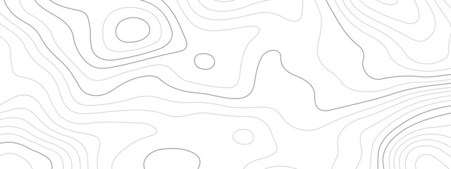 Topographic wave and curve line contour map background. Abstract wavy topographic map and curved lines background. Abstract geographic wave grid line map. Vector illustration.