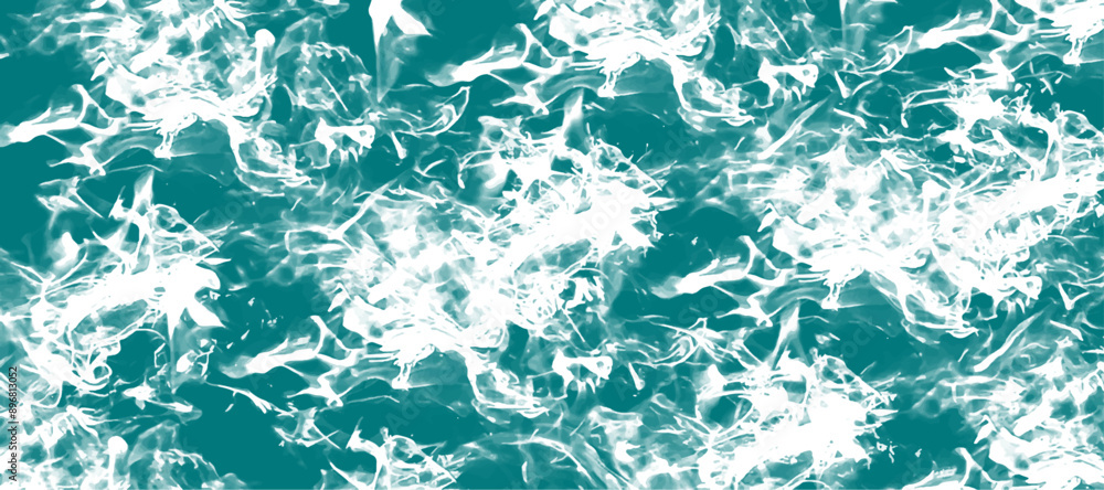 Aufkleber light green vector triangle mosaic design. brushed painted abstract background. brush stroked painti