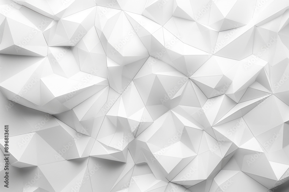 Poster a white geometric pattern on a seamless background, capturing the concept of modern design. generati
