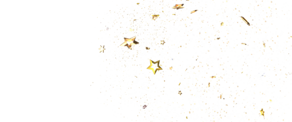 stars background, sparkle lights confetti falling. magic shining Flying christmas stars on night