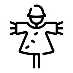 scarecrow Line Icon