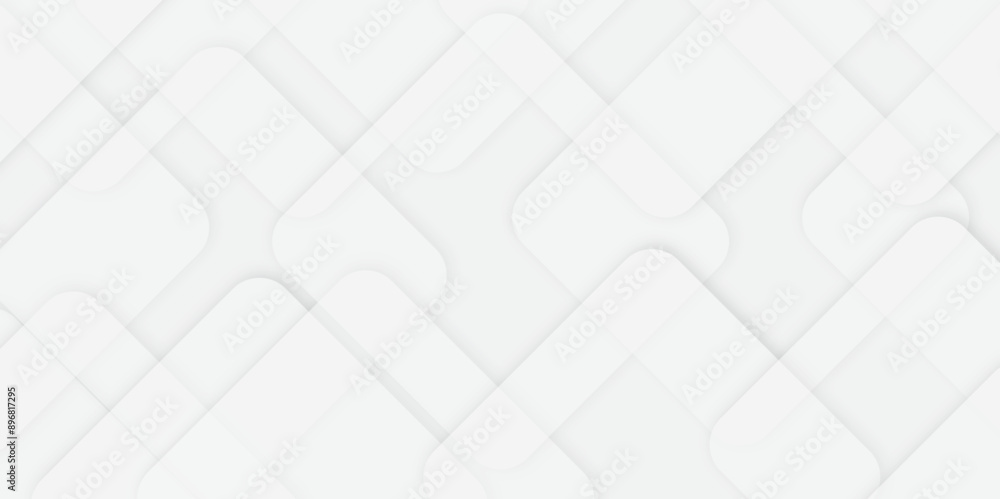 Poster abstract modern white, gray pattern geometric luxury gradient line background random square shape de