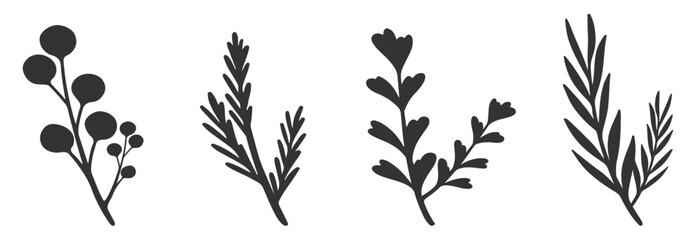 floral leaf element