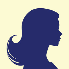 Woman silhouette vector