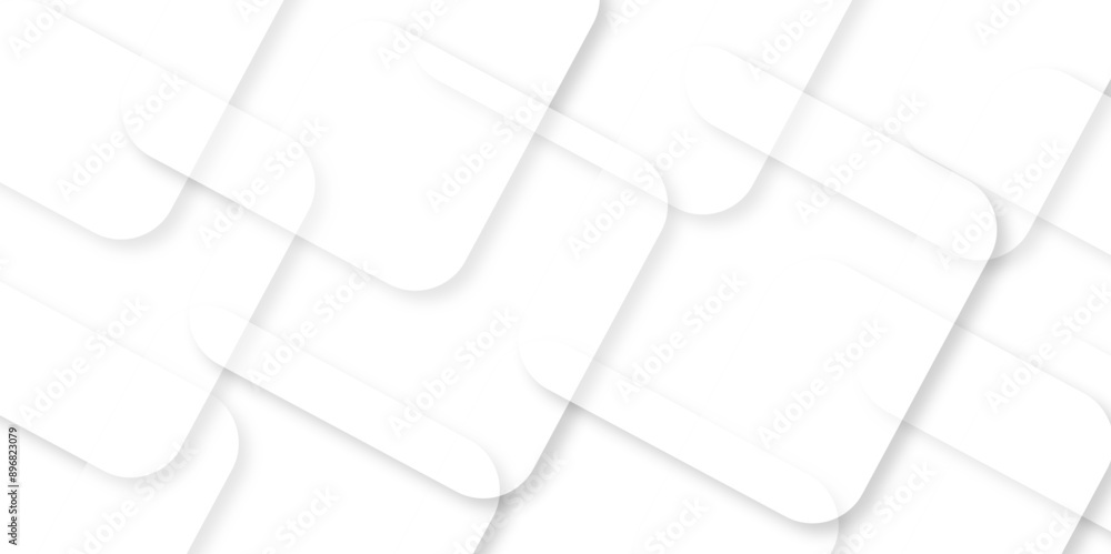 Poster abstract modern white, gray pattern geometric luxury gradient line background random square shape de