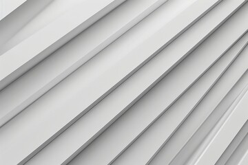 Obraz premium Abstract White Geometric Shapes with Diagonal Lines