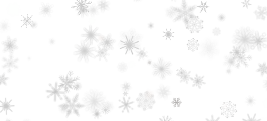 Magical Snowfall: Brilliant 3D Illustration Showcasing Descending Christmas Snowflakes