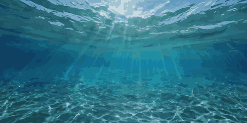 Ocean wave curve line vector background. Abstract ocean splashing waves. vector illustration.