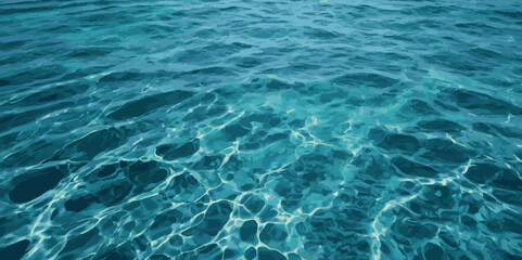 Obraz premium Blue ocean wave background. Blue and white water ocean background.