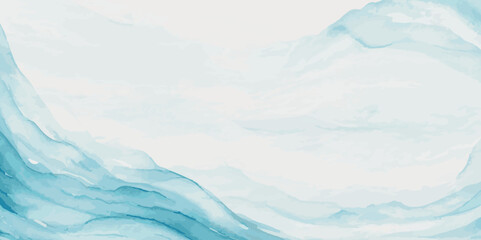 Fototapeta premium Beautiful soft blue sea water, ocean wave background. Soft blue and white hand printed creative marble texture ocean background.