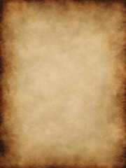 Obraz premium Old parchment paper background with sepia tones