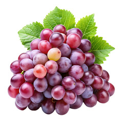Fototapeta premium Grapes isolated on transparent background