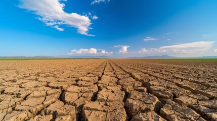 Fototapeta premium Dry farming success, minimal water, rich harvest, Photo style