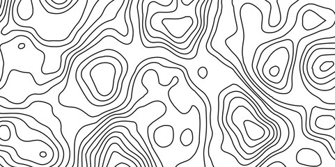Topographic map background geographic line map with seamless ornament design.Grey topographic lines. Texture of lines. Topographic contour lines map seamless pattern.