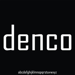 futuristic geometric alphabet font vector