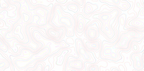 Natural printing illustrations of maps. panorama view multicolor wave curve lines banner background. topographic map in contour line light topographic topo contour map and ocean topographic line map.